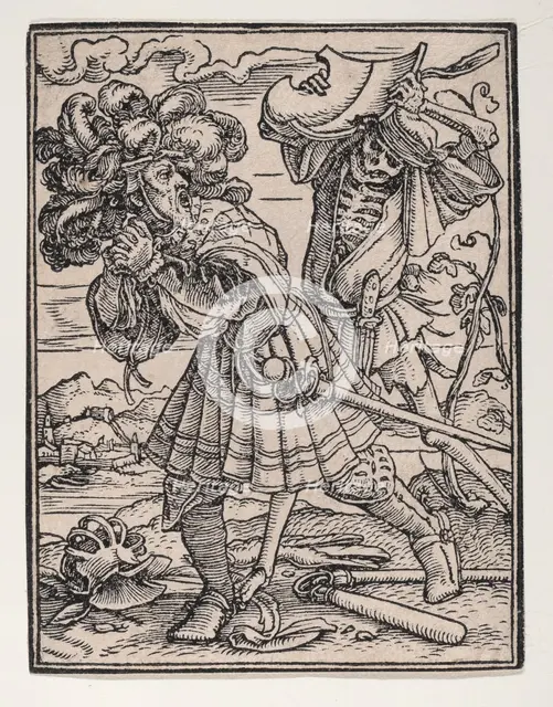 The Count, from The Dance of Death, ca. 1526, published 1538. Creator: Hans Lützelburger.
