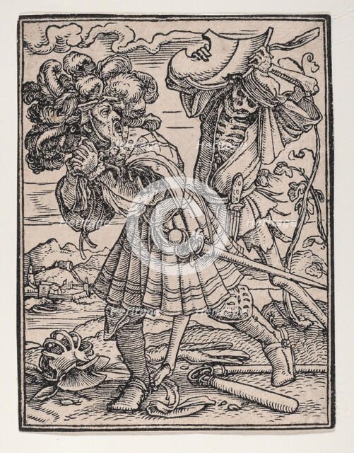 The Count, from The Dance of Death, ca. 1526, published 1538. Creator: Hans Lützelburger.