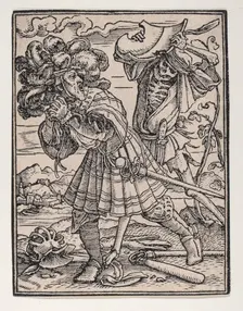 The Count, from The Dance of Death, ca. 1526, published 1538. Creator: Hans Lützelburger
