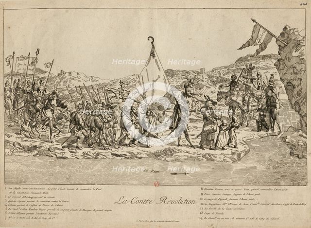 The Counterrevolution, 1791. Creator: Anonymous.