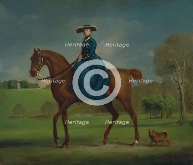 The Countess of Coningsby in the Costume of the Charlton Hunt, ca. 1760. Creator: George Stubbs.