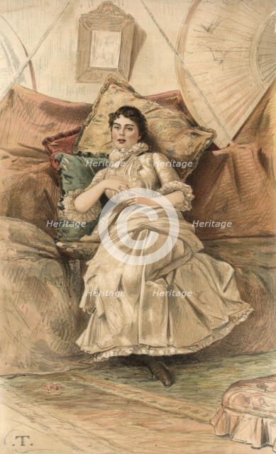 The Countess of Dalhousie, 1883. Artist: Unknown