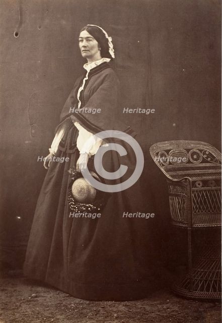 [The Countess Canning, Simla], 1861. Creator: Jean Baptiste Oscar Mallitte.