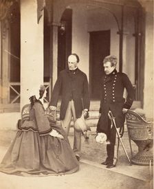 The Countess Canning, The Earl Canning, G.G. and Lord Clyde C.in C., Simla, 1860. Creator: Unknown