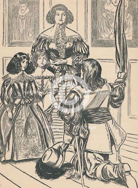 'The Countess Receives The Banners', c1907. Artist: Unknown.