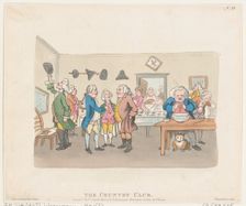 The Country Club, April 7, 1803., April 7, 1803. Creator: Thomas Rowlandson