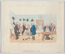 The Country Club, April 7, 1803., April 7, 1803. Creator: Thomas Rowlandson