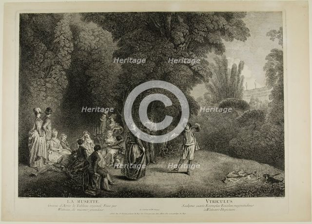 The Country Bagpipe, n.d. Creator: Jean Moyreau.