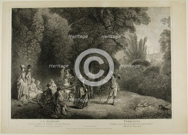 The Country Bagpipe, n.d. Creator: Jean Moyreau.