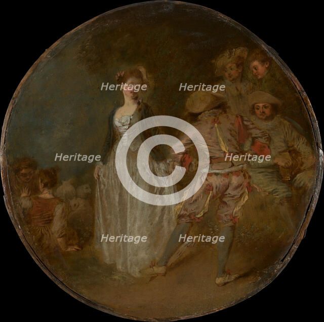 The Country Dance. Creators: Jean-Antoine Watteau, Unknown.