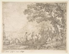 The Country Dance (Large Plate), ca. 1637. Creator: Claude Lorrain