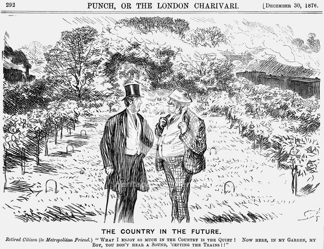 'The Country in the Future', 1876.  Creator: Charles Samuel Keene.