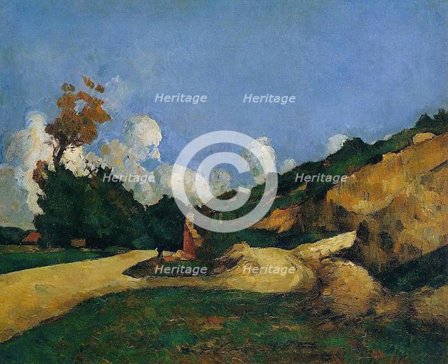 The Country Road, c1871. Creator: Paul Cezanne.
