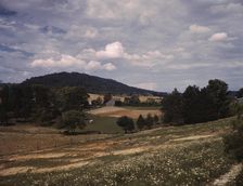 The countryside near the Tennessee Valley Authority dam site, Douglas Dam vicinity, Tenn., 1942. Creator: Alfred T Palmer