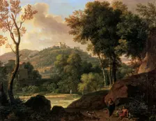 The Countryside around Florence Italy, late 18th/early 19th century. Artist: Francois-Xavier Fabre