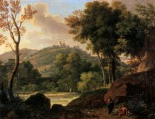 The Countryside around Florence Italy, late 18th/early 19th century. Artist: Francois-Xavier Fabre