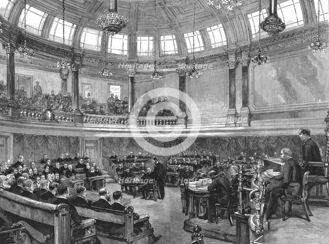 ''The County Council in it's New Home at Spring Gardens', 1890. Creator: Unknown.
