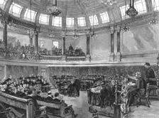 'The County Council in it's New Home at Spring Gardens 1890. Creator: Unknown