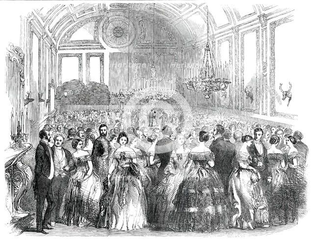 The County Hunt Ball, in the New Hall, at Reading, 1850. Creator: Unknown.