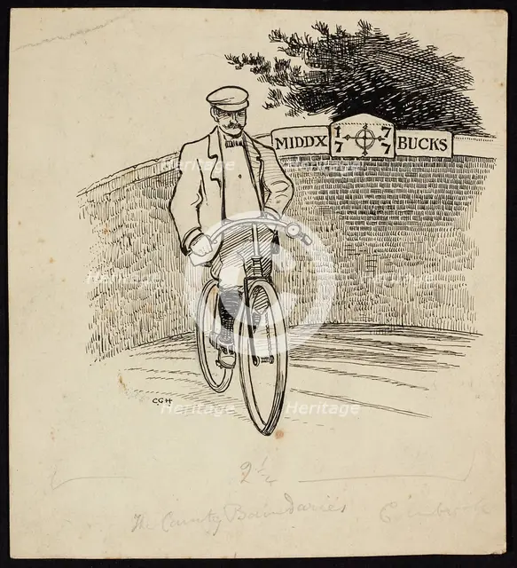 The County Line, 1892-1933. Artist: Charles George Harper.
