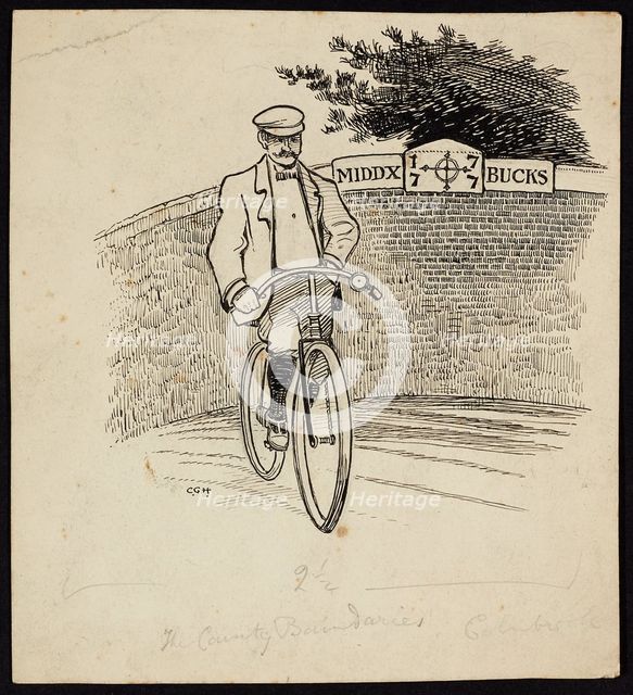 The County Line, 1892-1933. Artist: Charles George Harper.