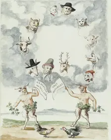The county of Holland versus Free Republic, 1710-1720. Creator: Anon