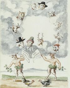 The county of Holland versus Free Republic, 1710-1720. Creator: Anon