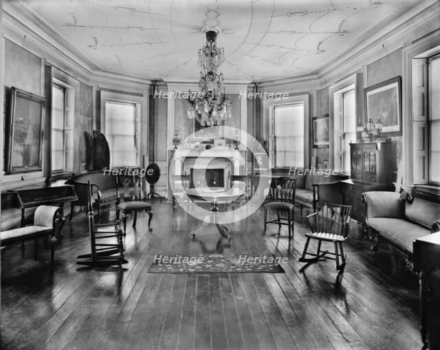 The Council chamber, Washington's headquarters i.e. Morris-Jumel mansion, N.Y., c1905-1915. Creator: Unknown.