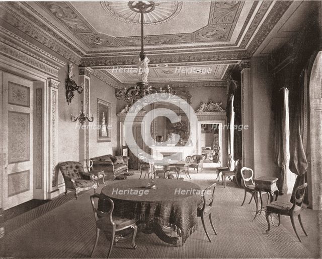 The Council Chamber, Osborne House, East Cowes, Isle of Wight, 1894.  Creator: Unknown.