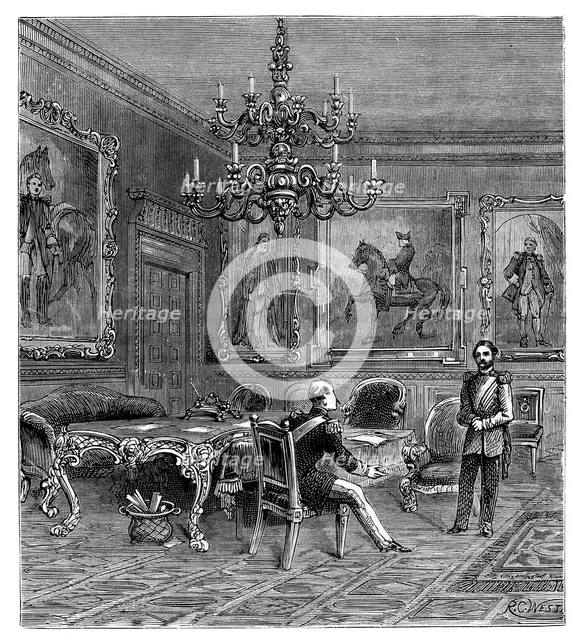 The Council Chamber, St James's Palace, 1900. Creator: Unknown.