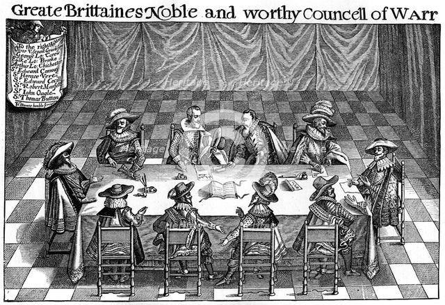 The Council of War, 1623-1624, (1893). Artist: Unknown