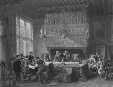 The Council of War at Courtray (1854). Creator: John Godfrey