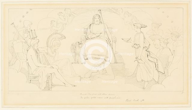 The Council of the Gods, n.d. Creator: John Flaxman.