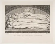 The Counsellor, King, Warrior, Mother & Child in the Tomb, from The Grave, a Poem..., March 1, 1813. Creator: Luigi Schiavonetti