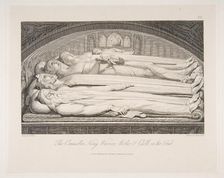 The Counsellor, King, Warrior, Mother & Child in the Tomb, from The Grave, a Poem..., March 1, 1813. Creator: Luigi Schiavonetti
