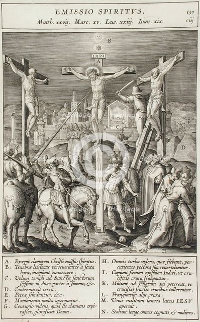 The Coup de Lance, 1593. Creator: Jan Wierix.