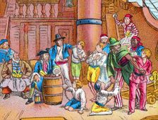 The court martial c1905