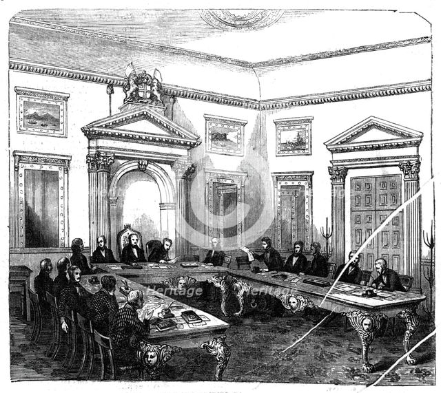 The Court of Directors, East India House, 1844. Creator: Unknown.