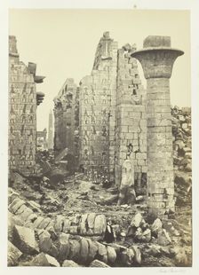 The Court of Shishak, 1857. Creator: Francis Frith