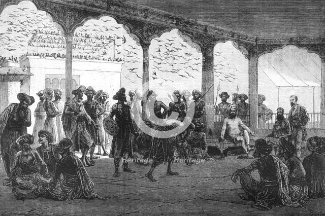 'The Court of the Guicowar of Baroda', c1891. Creator: James Grant.