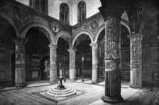 The Court of the Palazzo Vecchio, Florence, Italy, 1882