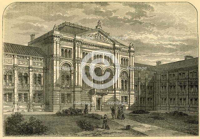 'The Court of the South Kensington Station', c1876. Creator: Unknown.