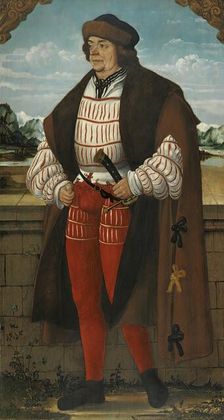 The Court Jester known as "Knight Christoph", 1515. Creator: Hans Wertinger