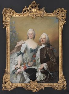 The Court Jeweller Christopher Fabritius and his Wife Gundel, née Berntz, 1752. Creator: Peder Als