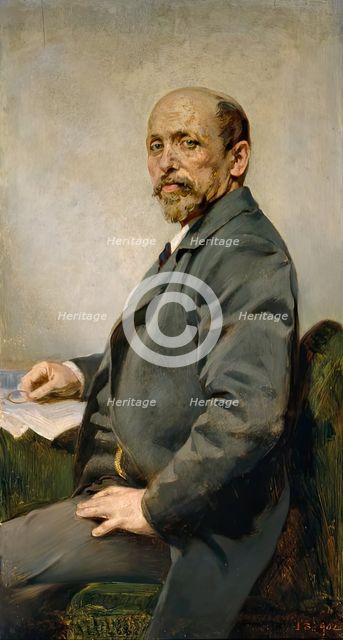 The court photographer Josef Löwy, 1902. Creator: Julius Victor Berger.