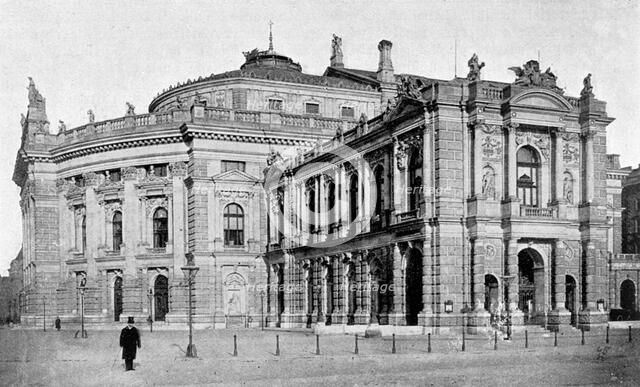 The Court Theatre, Vienna, Austria, 1899. Artist: Unknown