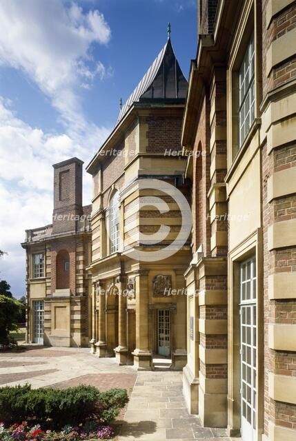The Courtauld House garden entrance, Eltham Palace, Greenwich, London, c2000s(?). Artist: Historic England Staff Photographer.
