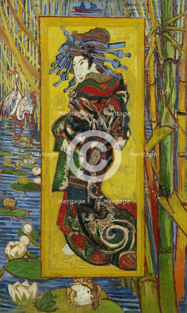 The Courtesan (after Eisen), 1887. Artist: Gogh, Vincent, van (1853-1890)