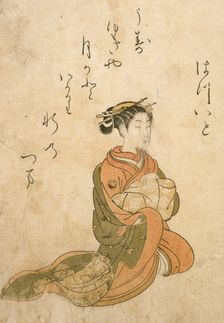 The Courtesan Hatsuito, 18th century. Creator: Suzuki Harunobu