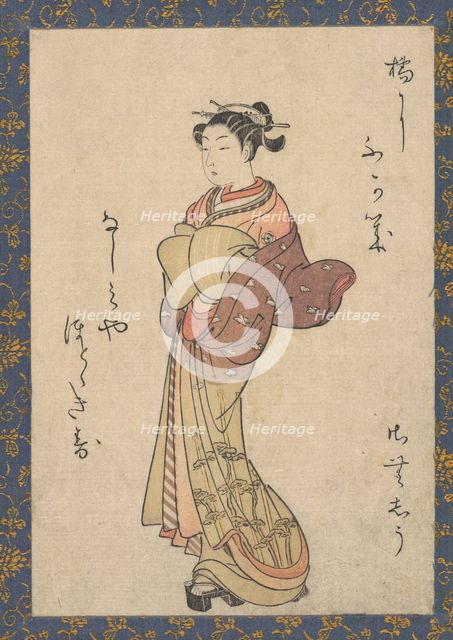 The Courtesans, from the series, "Seiro Bijin Awase Carver End Shigoro" (sic), ca. 1765., ca. 1765. Creator: Suzuki Harunobu.